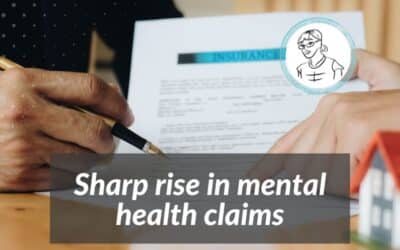 Sharp rise in mental health claims